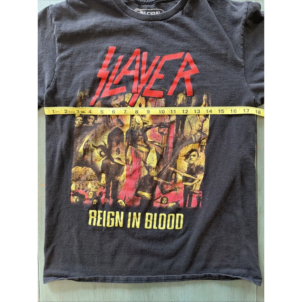 Slayer Reign In Blood Album Cover Black T-Shirt Size Medium - Picture 3 of 7